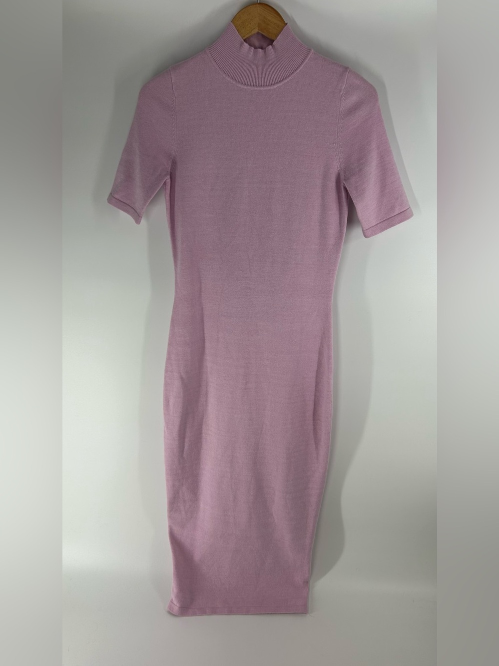 SER.O.YA Jana Short-Sleeve Knit Midi Dress in Pink - Picture 4 of 6